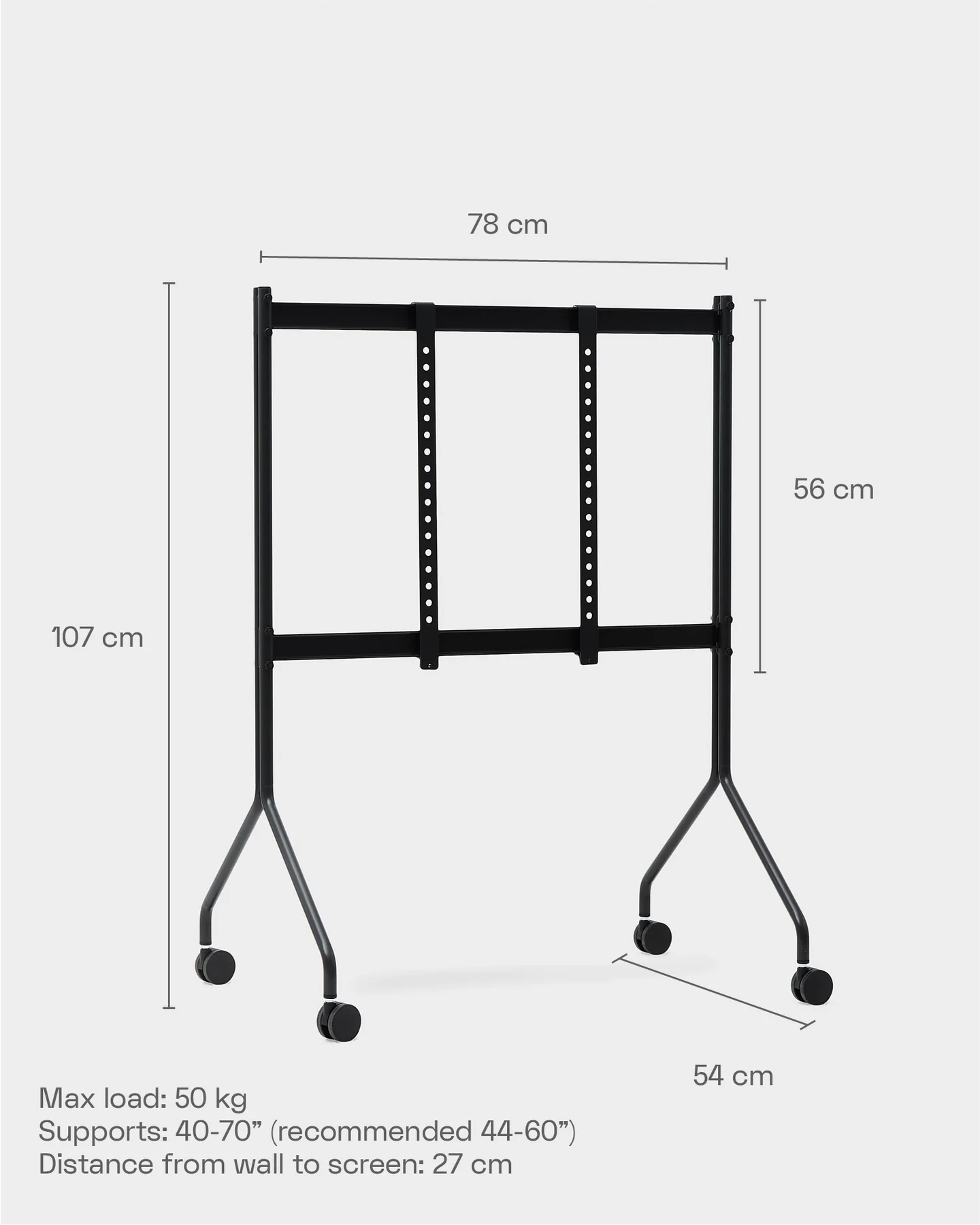 Support TV sur roulettes Moon Rollin (12)